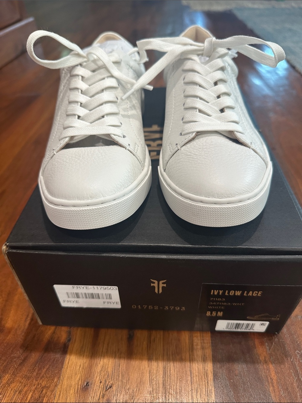 Frye Ivy Low Lace Sneakers in White